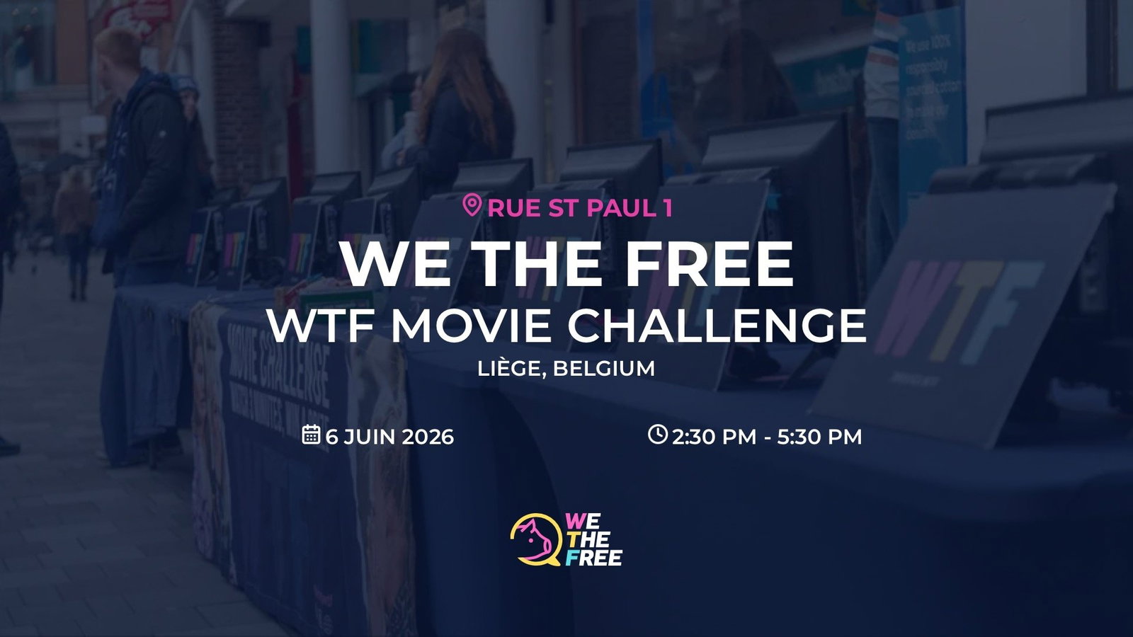 WTF: Liège, Belgium - WTF Movie Challenge, 6 juin 2026