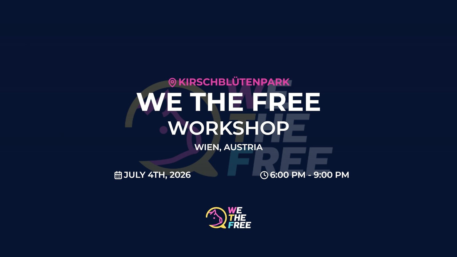 WTF: Vienna, Austria - Outreach Workshop, July 4th, 2026