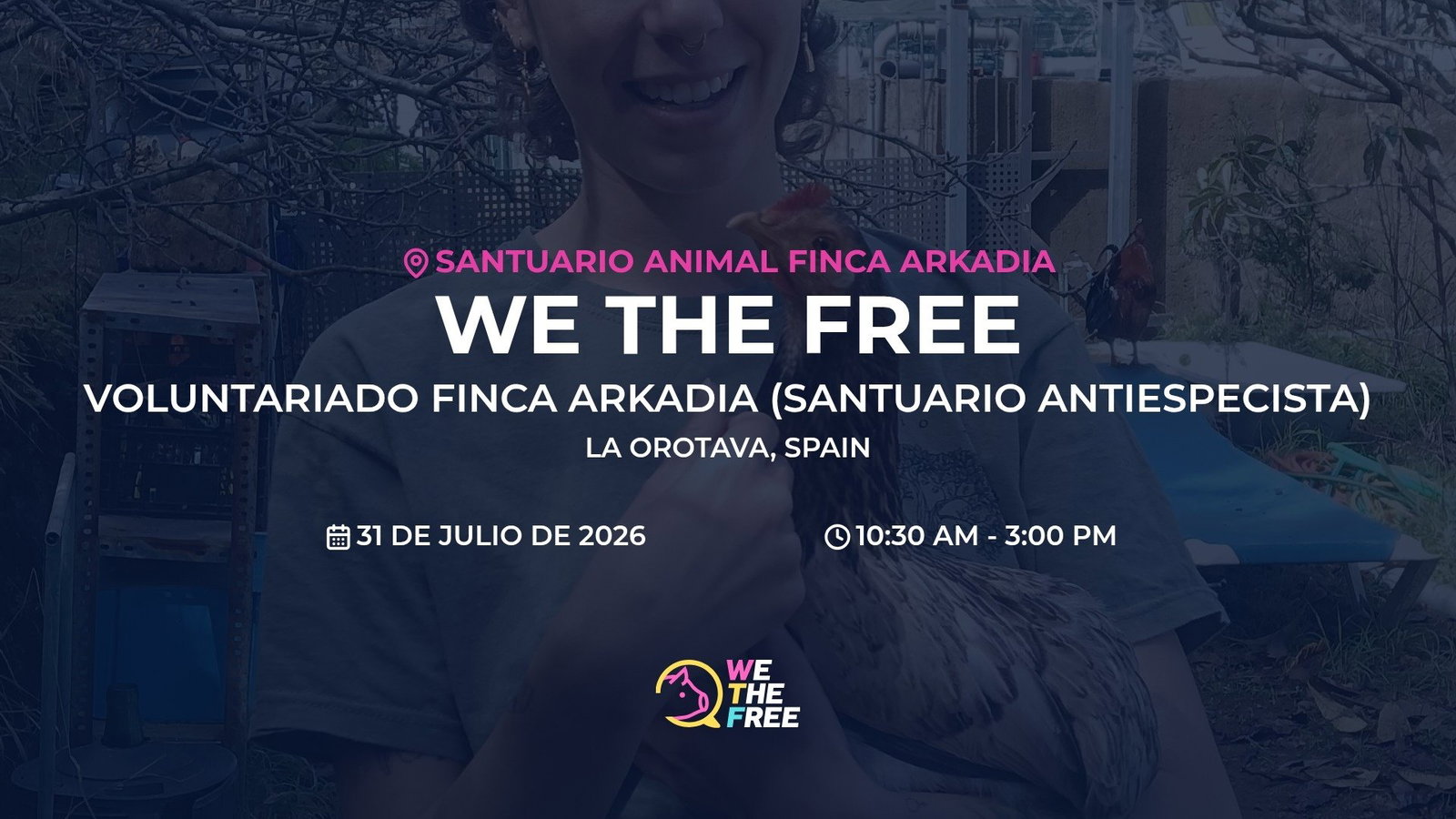 Voluntariado Finca Arkadia (Santuario antiespecista)