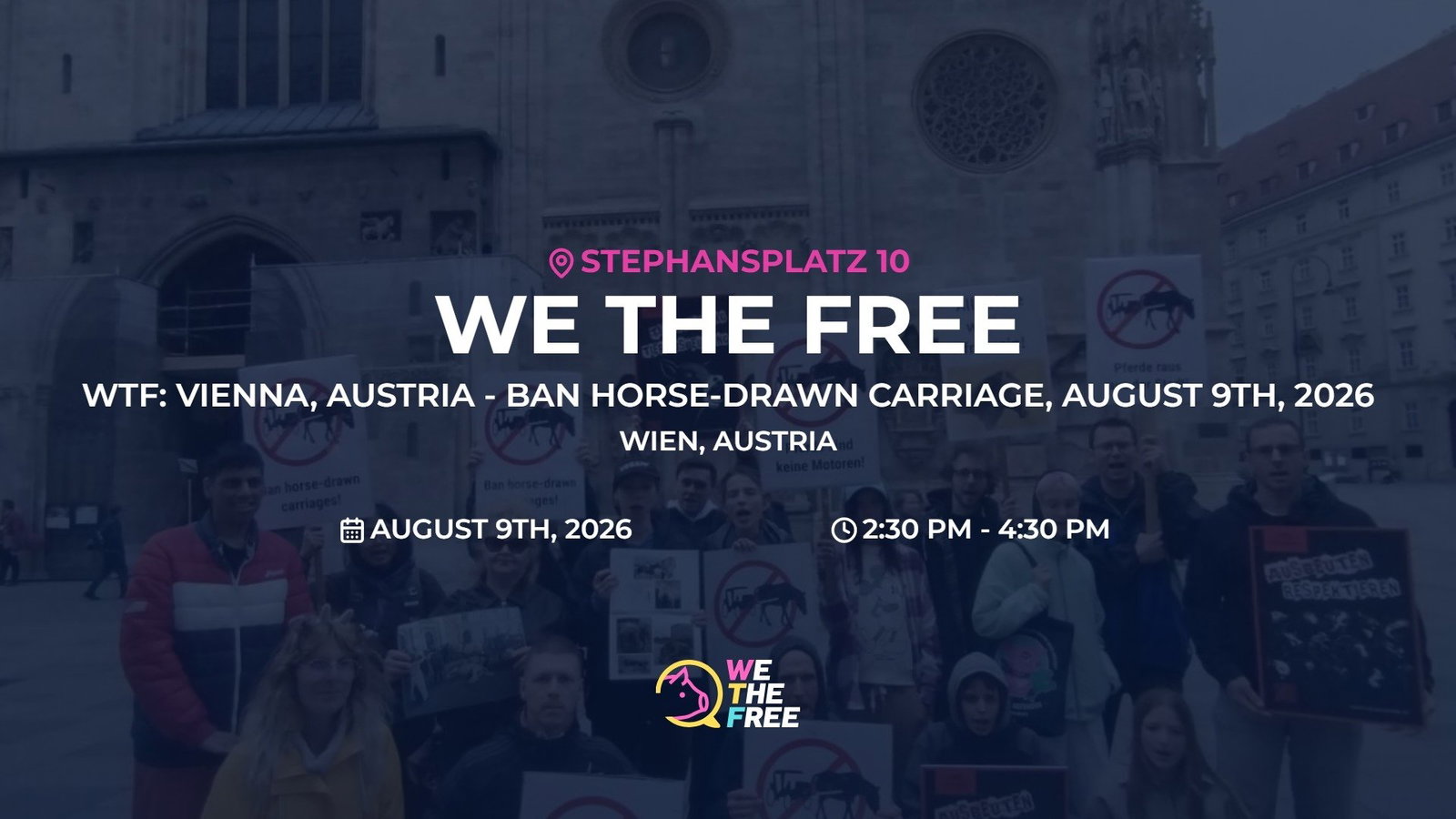 WTF: Vienna, Austria - Ban horse-drawn carriage, August 9th, 2026