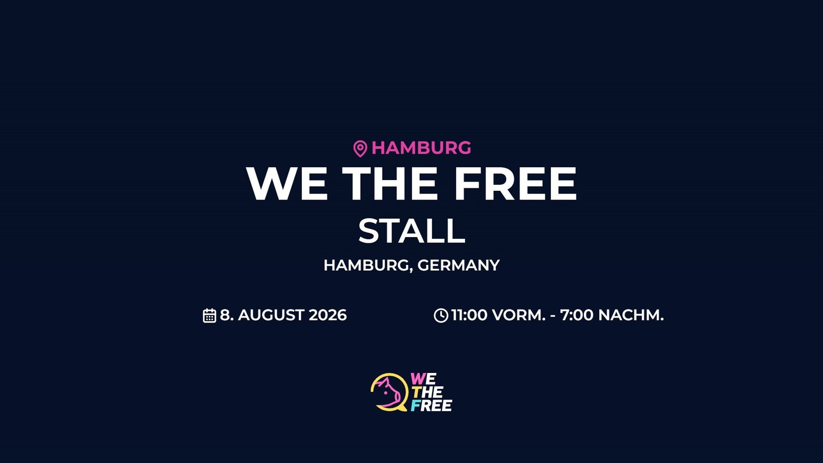 WTF: Lüneburg, Germany - Stall, 8. August 2026