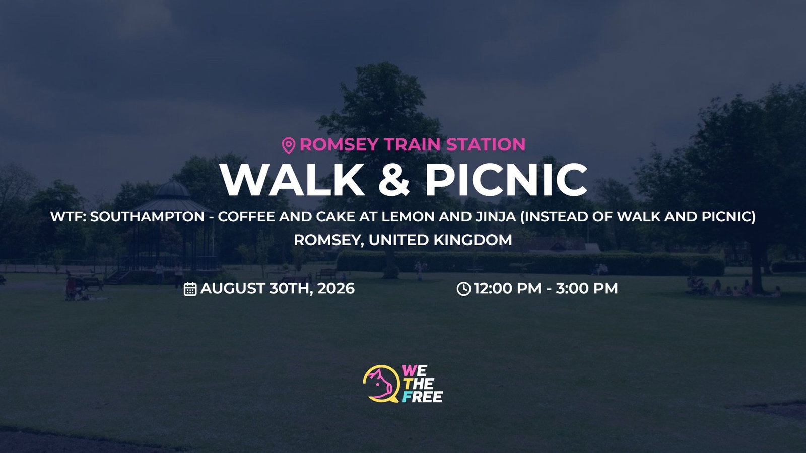 WTF: Southampton - Coffee and Cake at Lemon and Jinja (instead of walk and picnic)