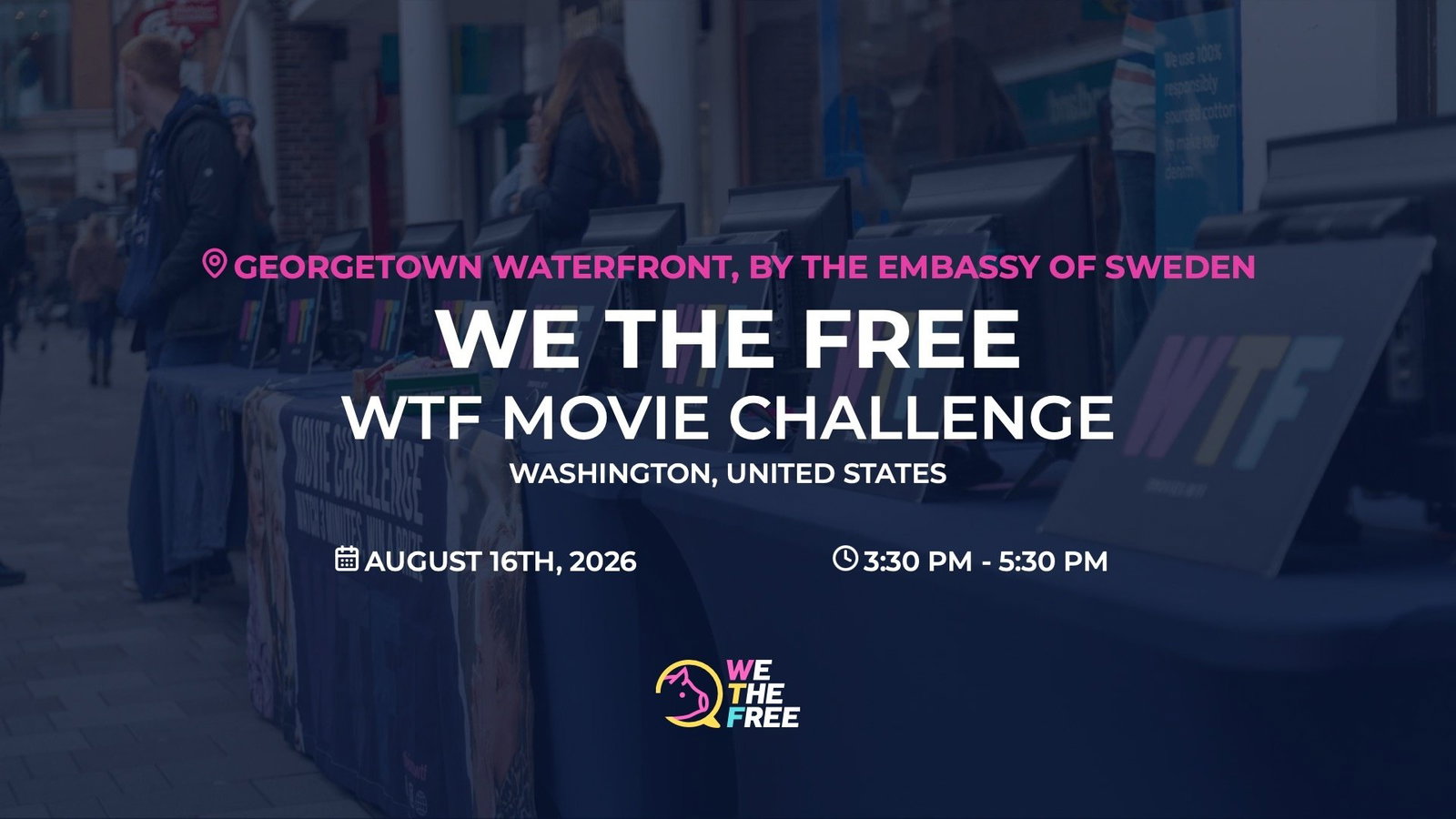 WTF: Washington DC, USA - WTF Movie Challenge, August 16th, 2026