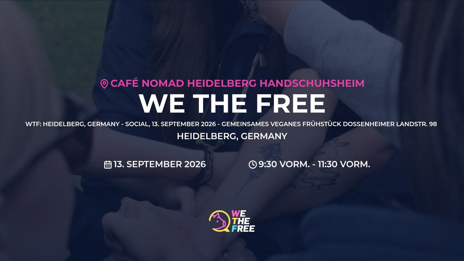 WTF: Heidelberg, Germany - Social, 13. September 2026 - gemeinsames veganes Frühstück Dossenheimer Landstr. 98