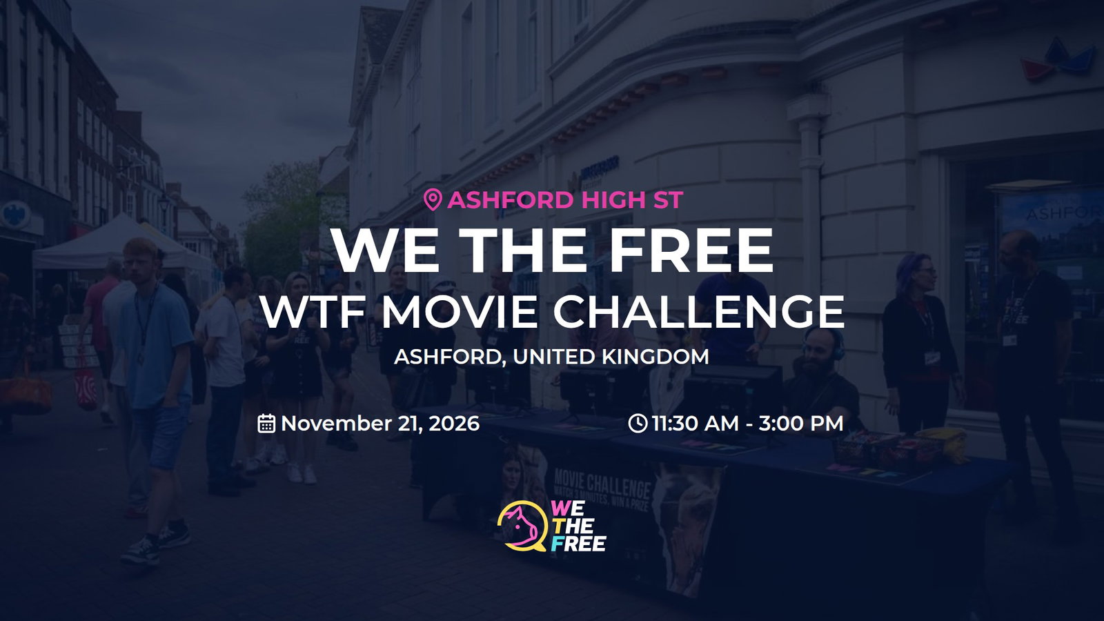 WTF: Kent Movie Challenge - Ashford - November 21st, 2026