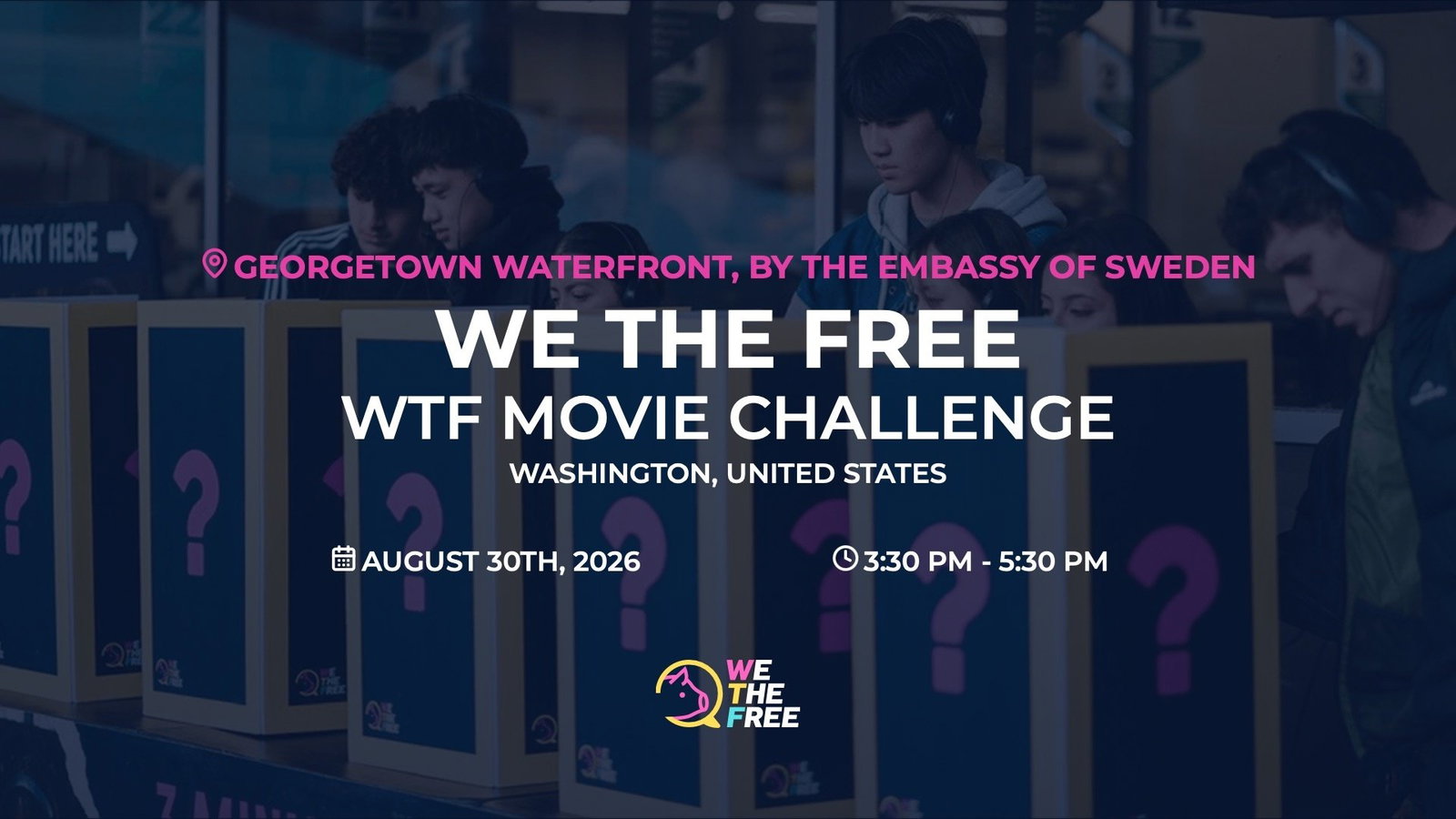 WTF: Washington DC, USA - WTF Movie Challenge, August 30th, 2026
