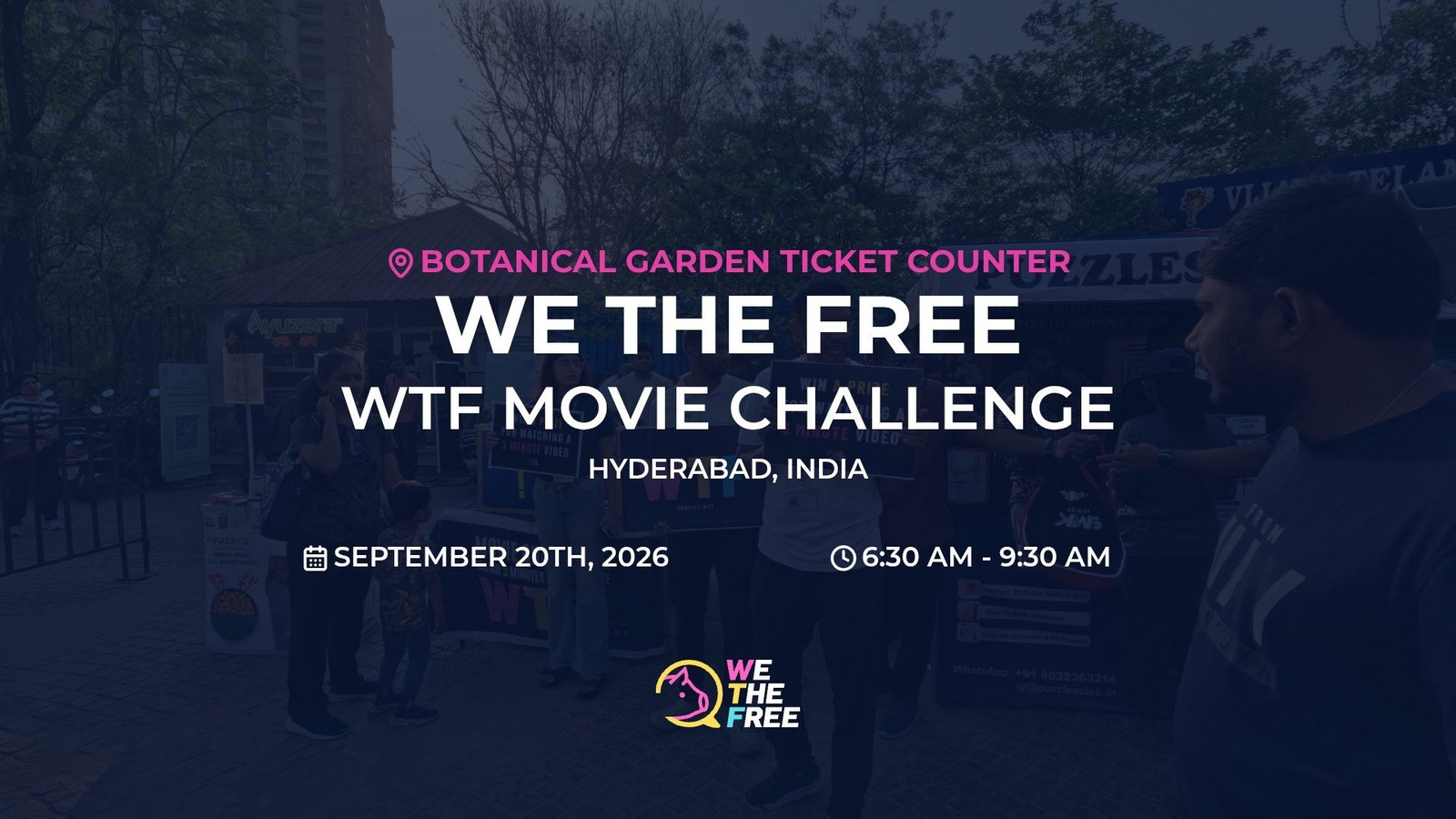 WTF: Hyderabad, India - WTF Movie Challenge, September 20th, 2026