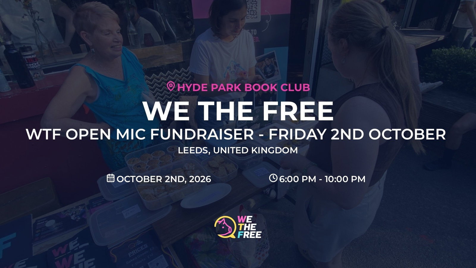 WTF Open Mic Fundraiser - Friday 2nd October