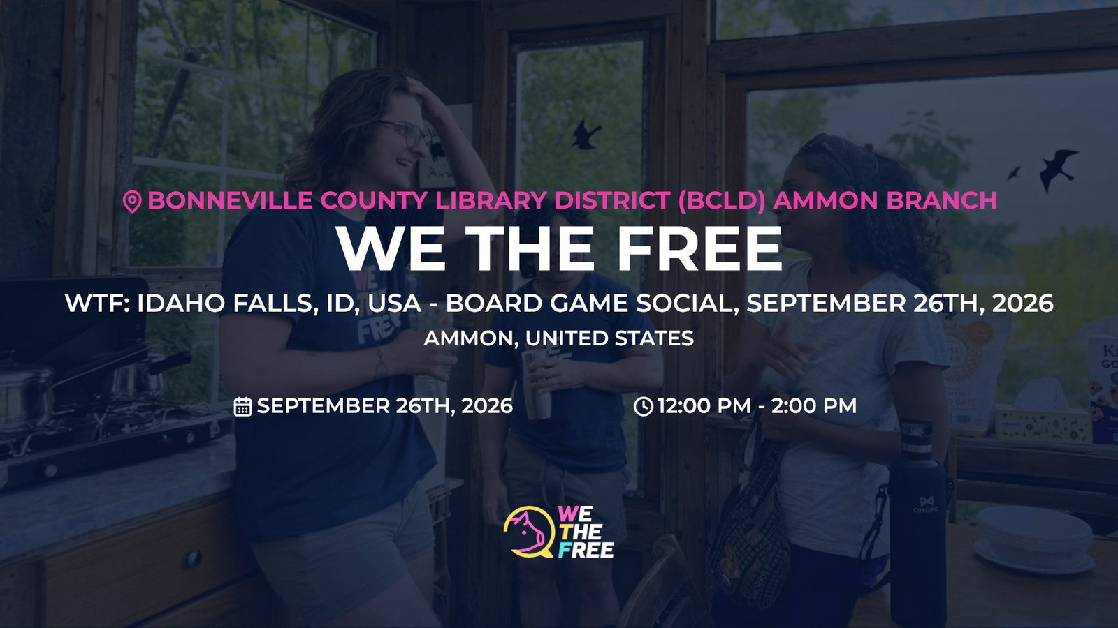 WTF: Idaho Falls, ID, USA - Board Game Social, September 26th, 2026