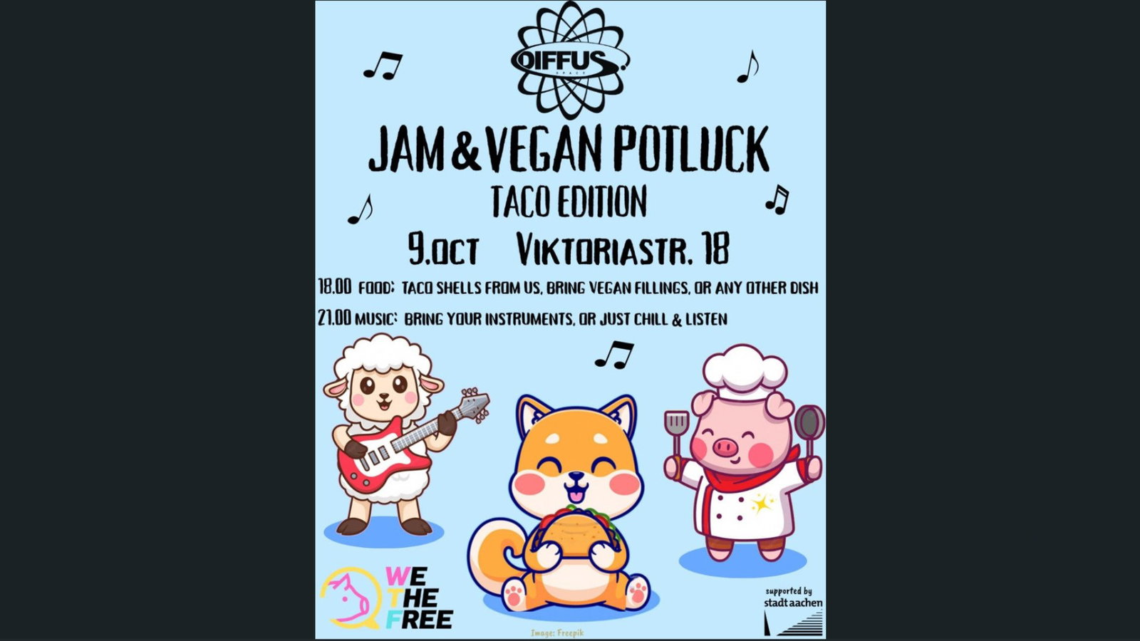 WTF: Aachen, Germany - Social, 9 oktober 2026