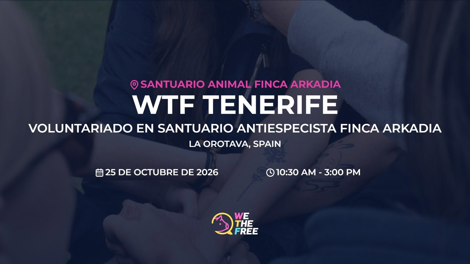 Voluntariado en santuario antiespecista Finca Arkadia