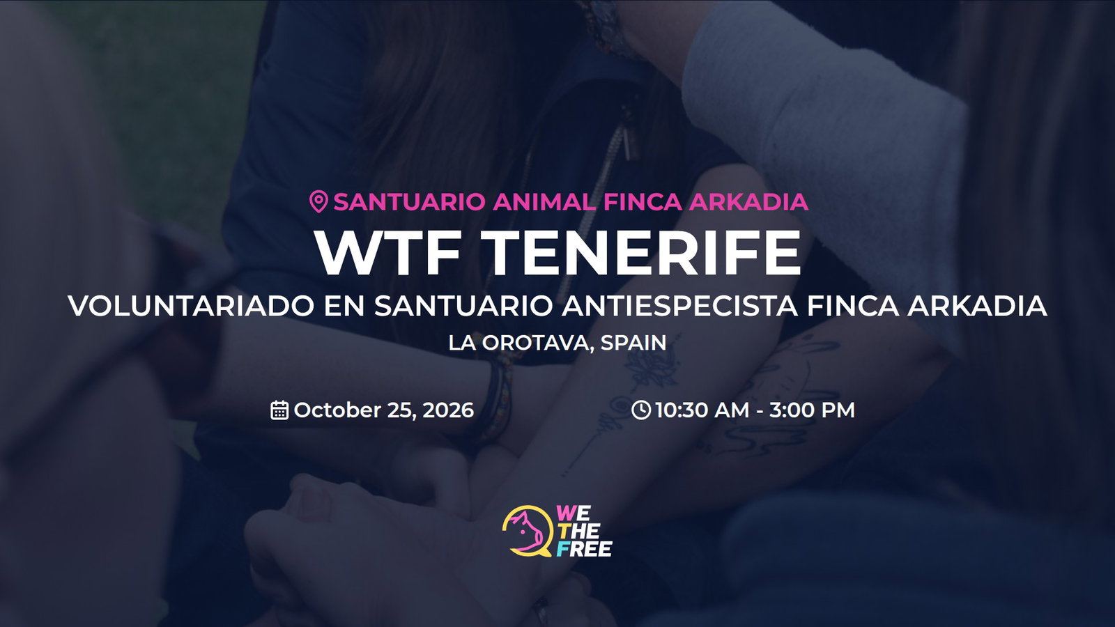 Voluntariado en santuario antiespecista Finca Arkadia
