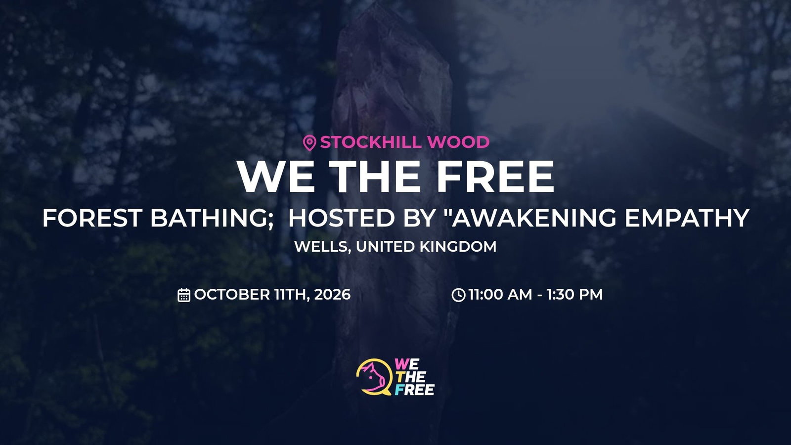 FOREST BATHING;  HOSTED BY "AWAKENING EMPATHY