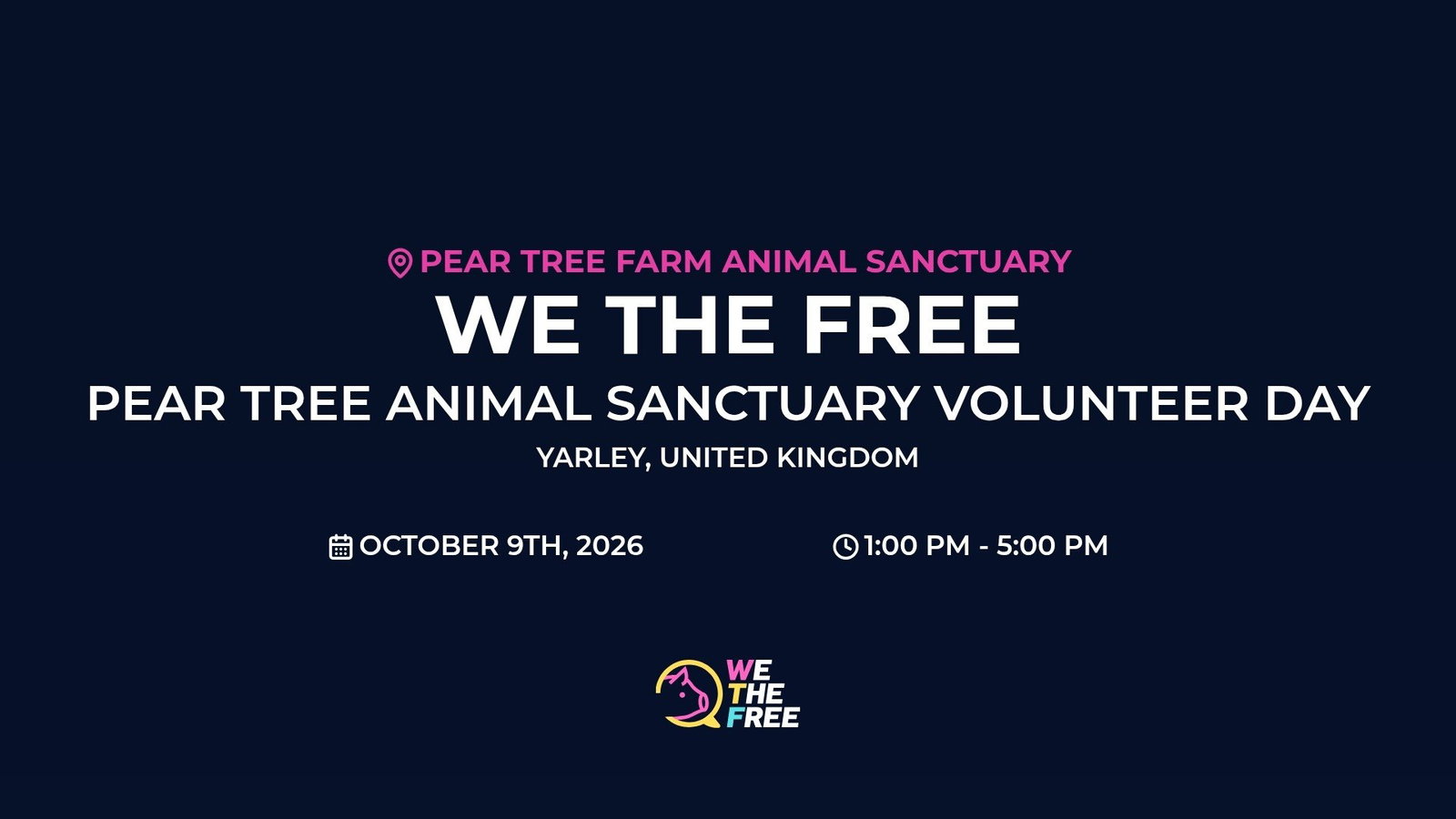 PEAR TREE ANIMAL SANCTUARY VOLUNTEER DAY