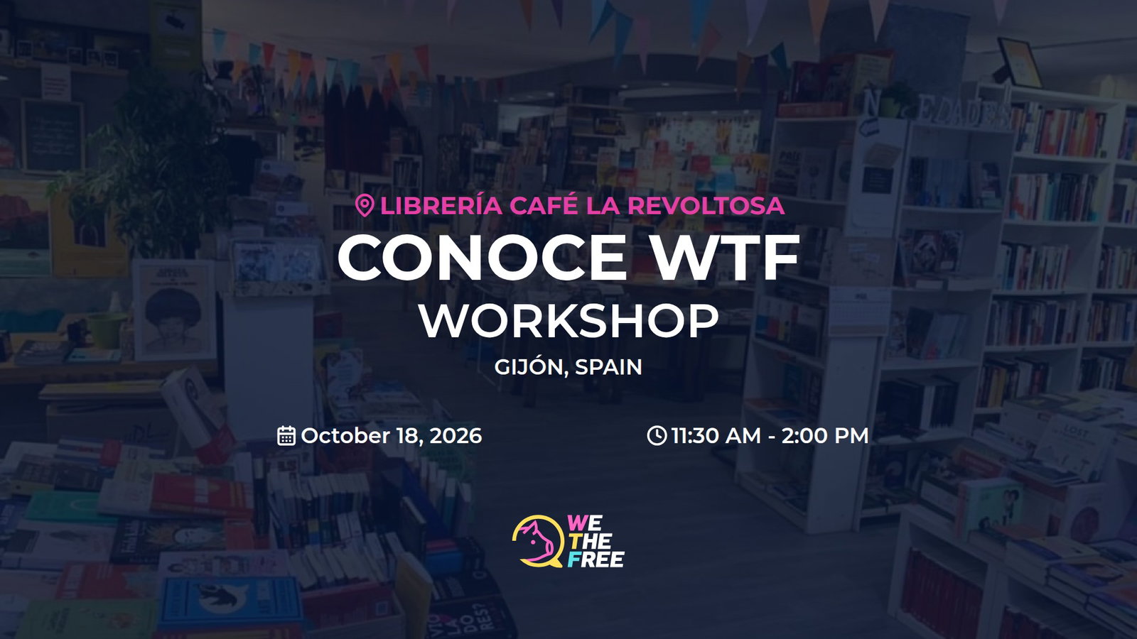WTF: Oviedo, Spain - Workshop, 18 de octubre de 2026