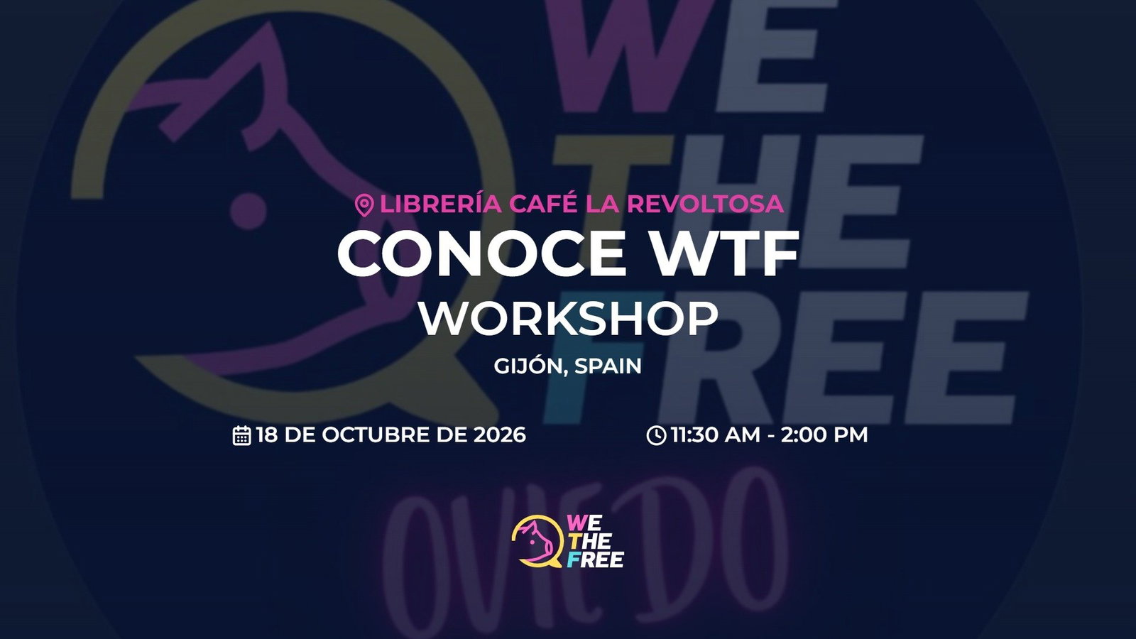 WTF: Oviedo, Spain - Workshop, 18 de octubre de 2026