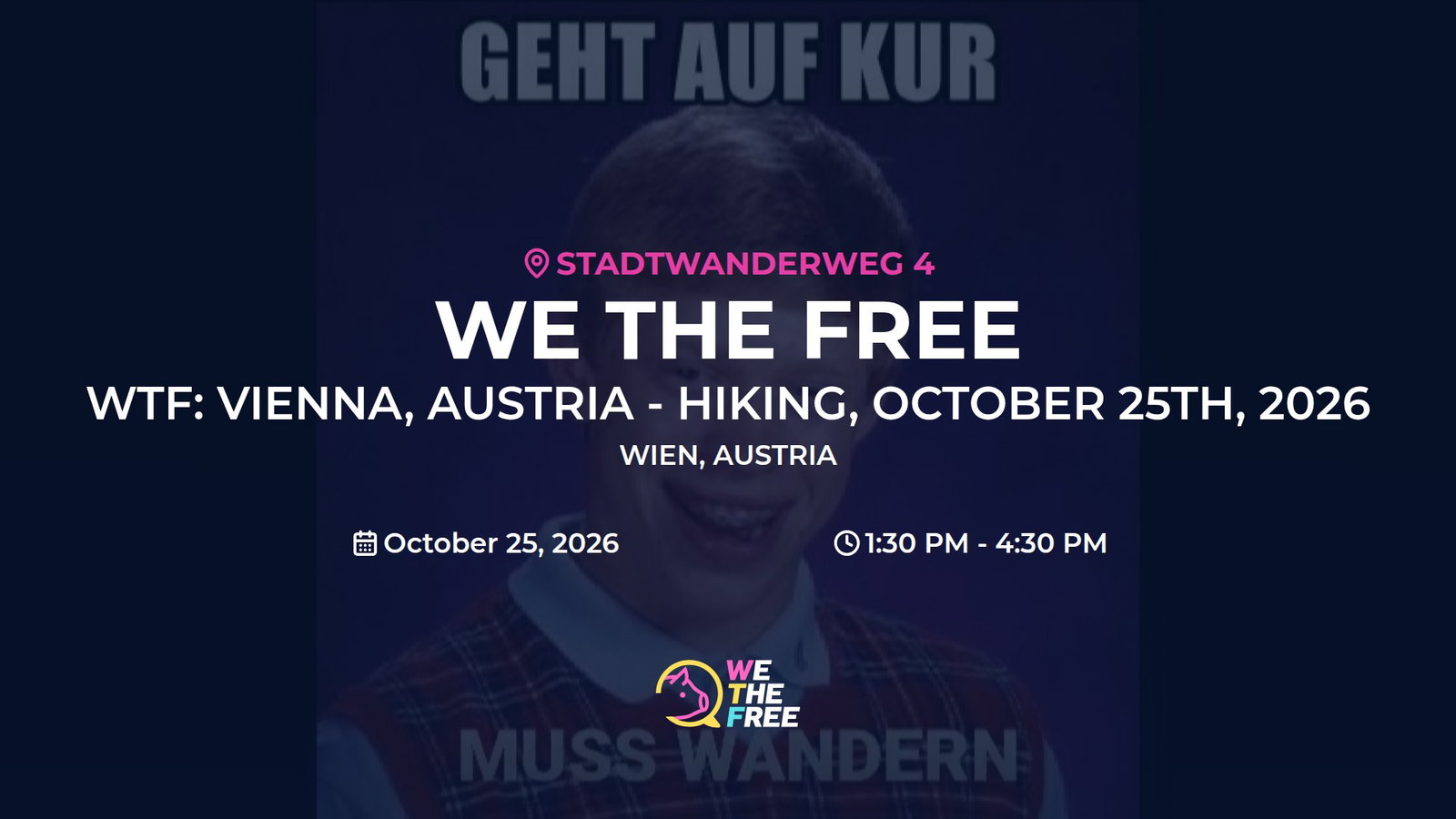 WTF: Vienna, Austria - hiking, October 25th, 2026