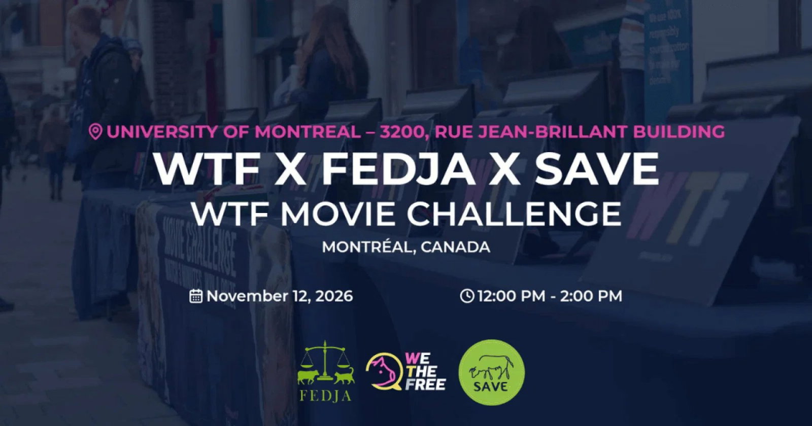 WTF: Montreal, Canada - WTF Movie Challenge, November 12th, 2026