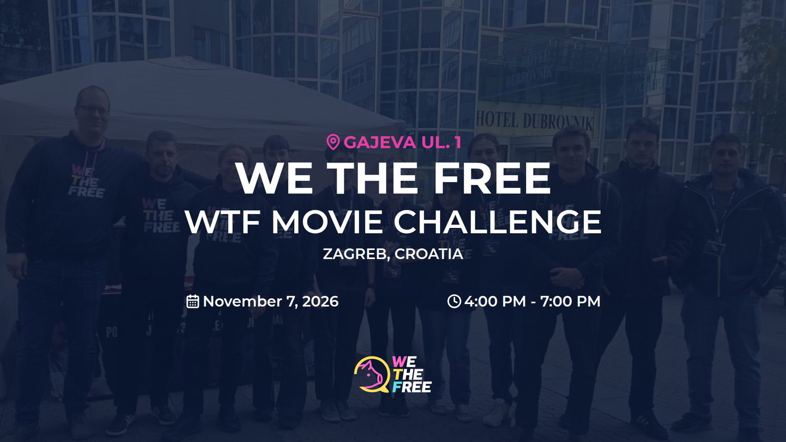 WTF: Zagreb, Croatia - WTF Movie Challenge, November 7th, 2026