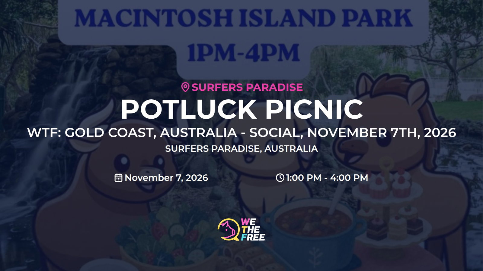 WTF: Gold Coast, Australia - Social, November 7th, 2026