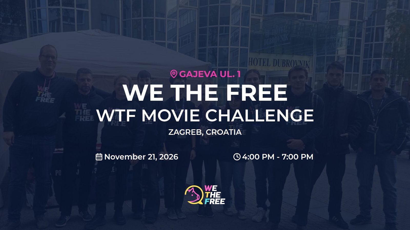 WTF: Zagreb, Croatia - WTF Movie Challenge, November 21st, 2026