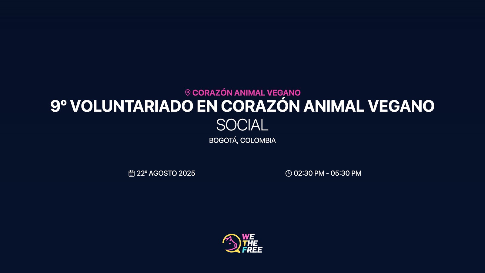 9º Voluntariado en Corazón Animal Vegano