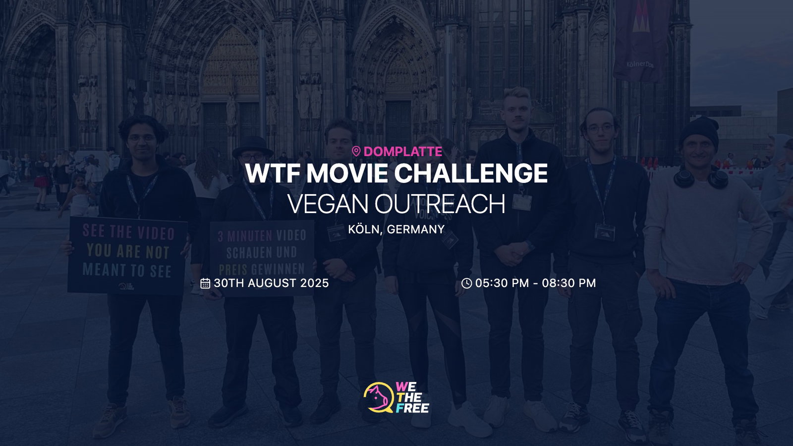 WTF 3 Minute Movie Challenge | Cologne, Germany | 30th August, 2025