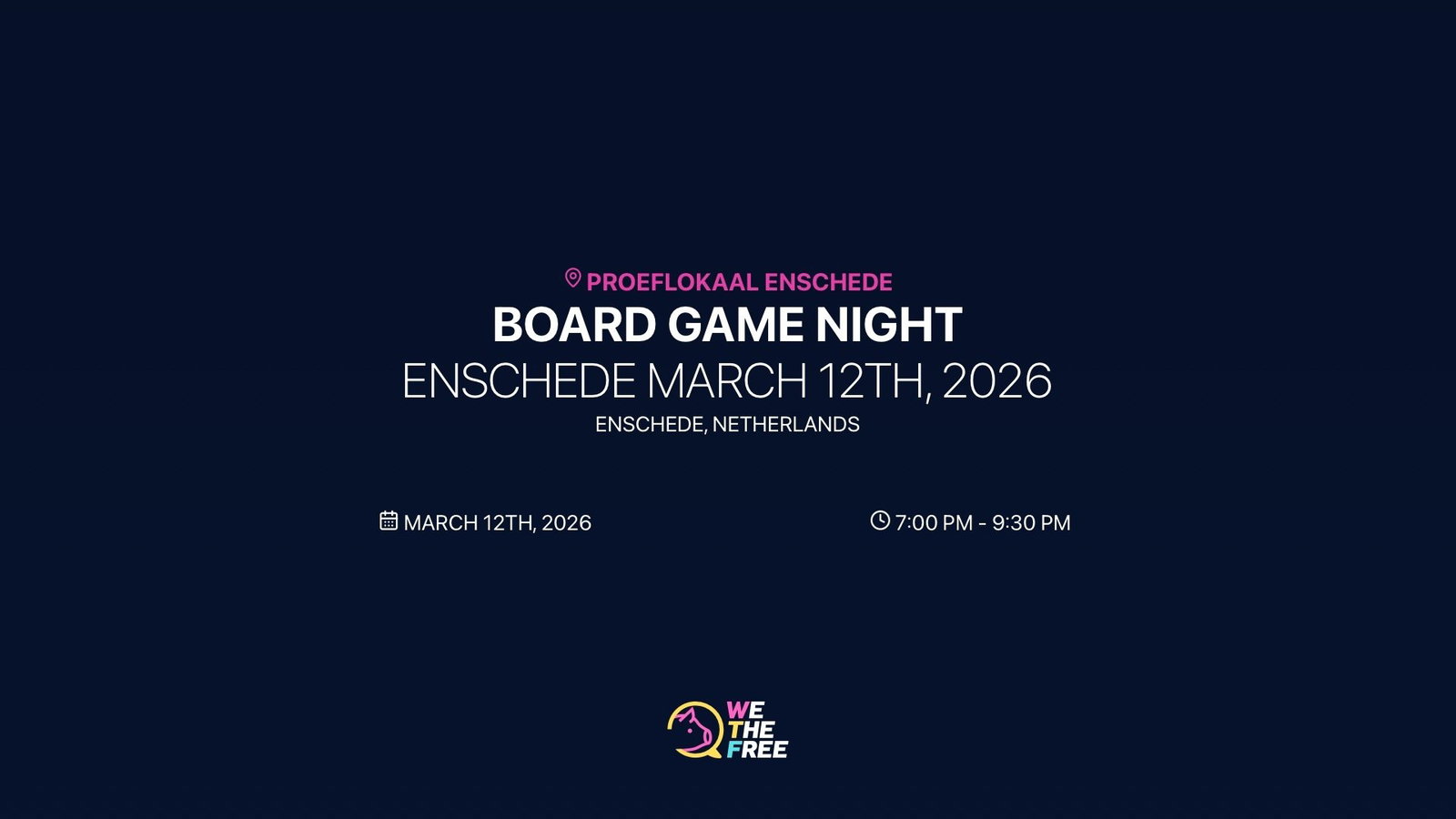 Enschede March 12th, 2026