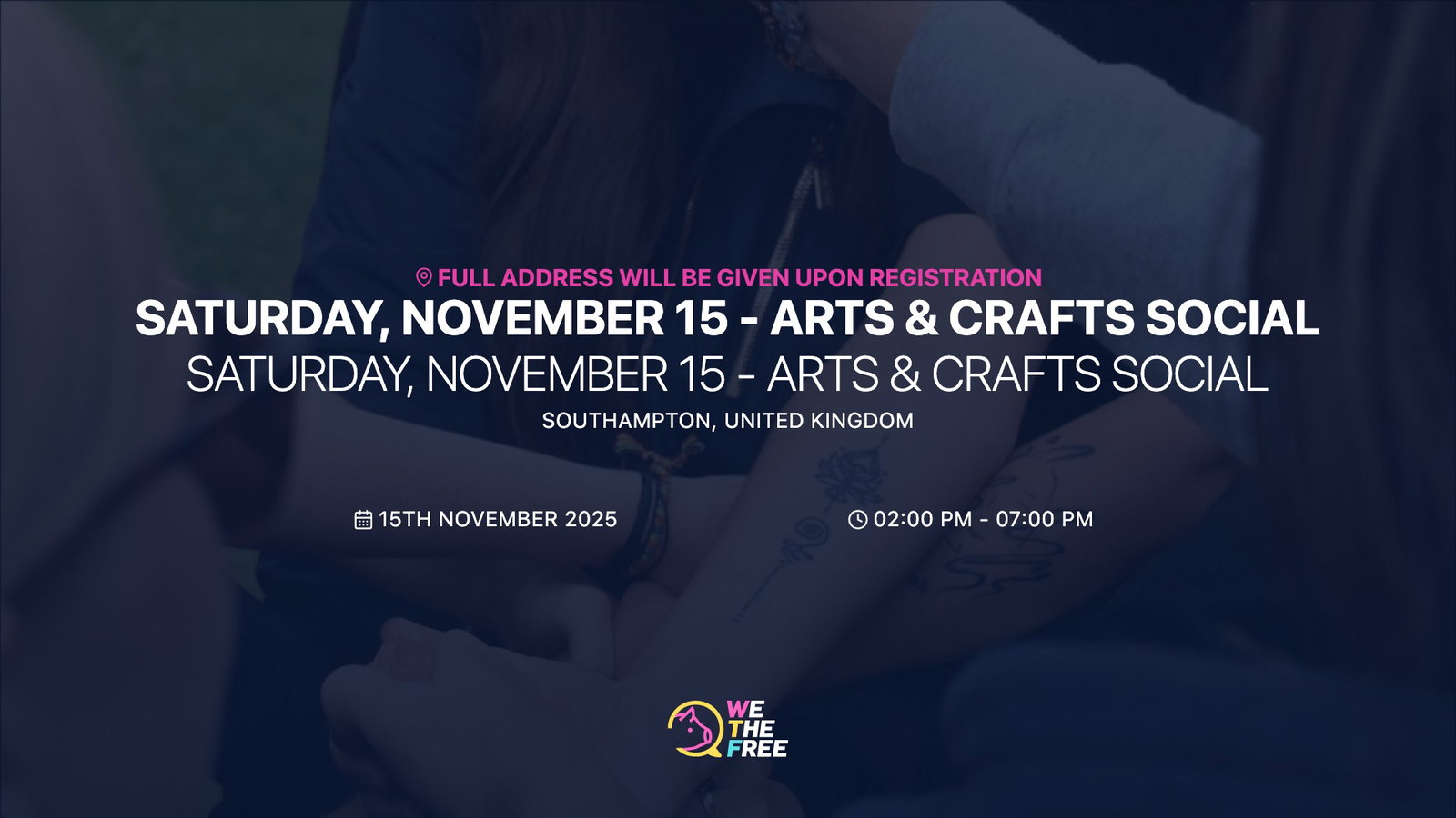 Saturday, November 15 - Arts & Crafts Social