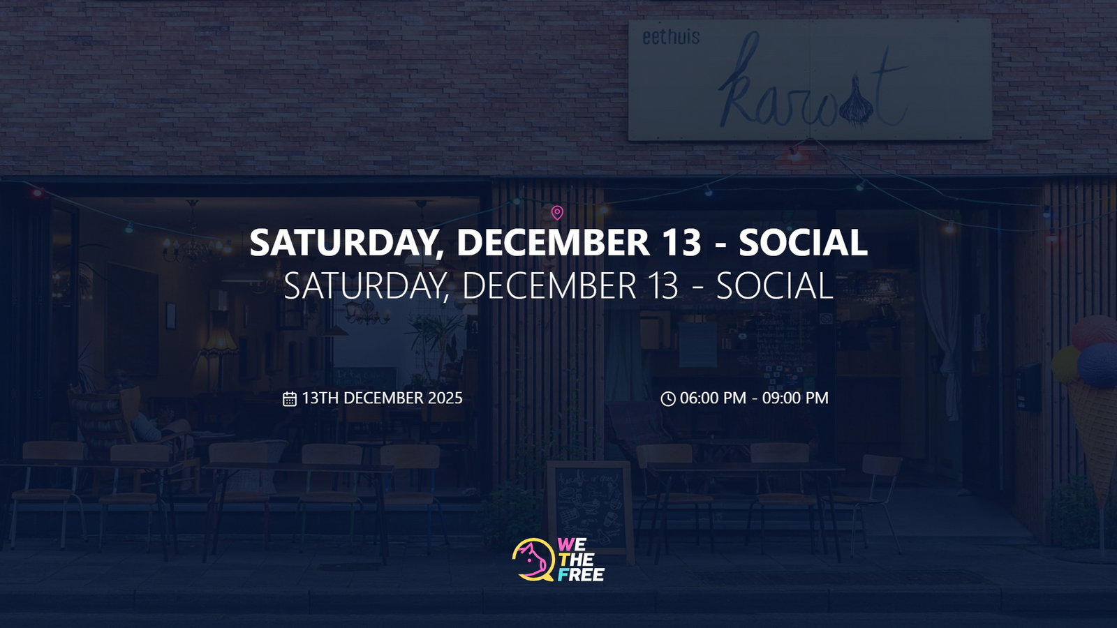 Saturday, December 13 - Social