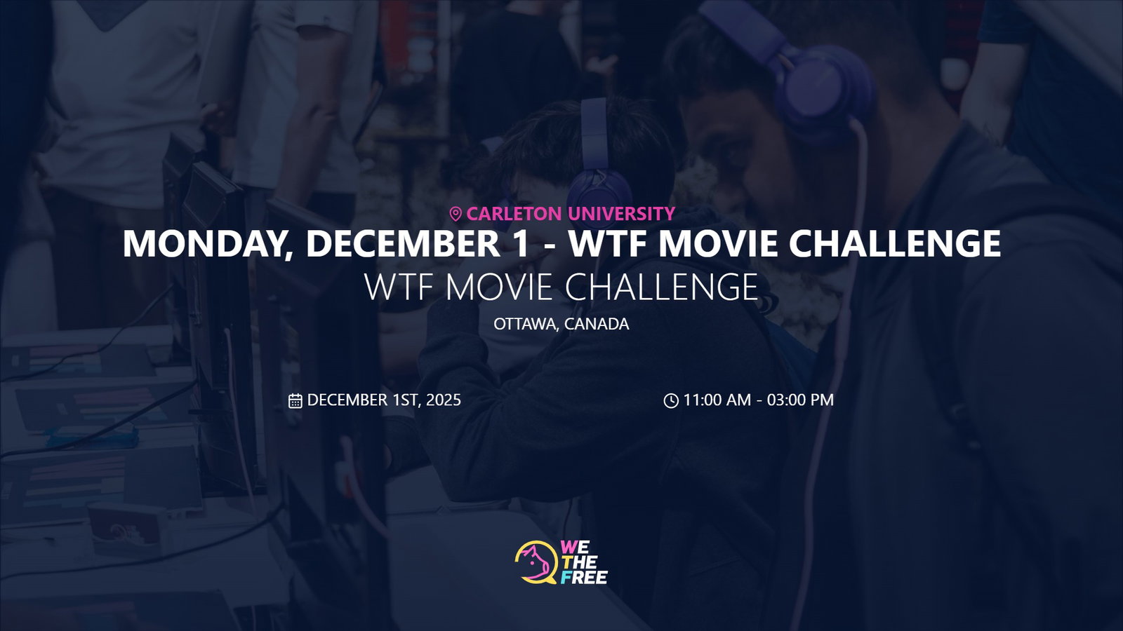 WTF: Ottawa, ON, Canada - WTF Movie Challenge, December 1st, 2025