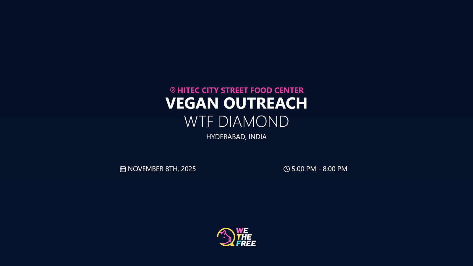 WTF: Hyderabad, India - WTF Diamond, November 8th, 2025