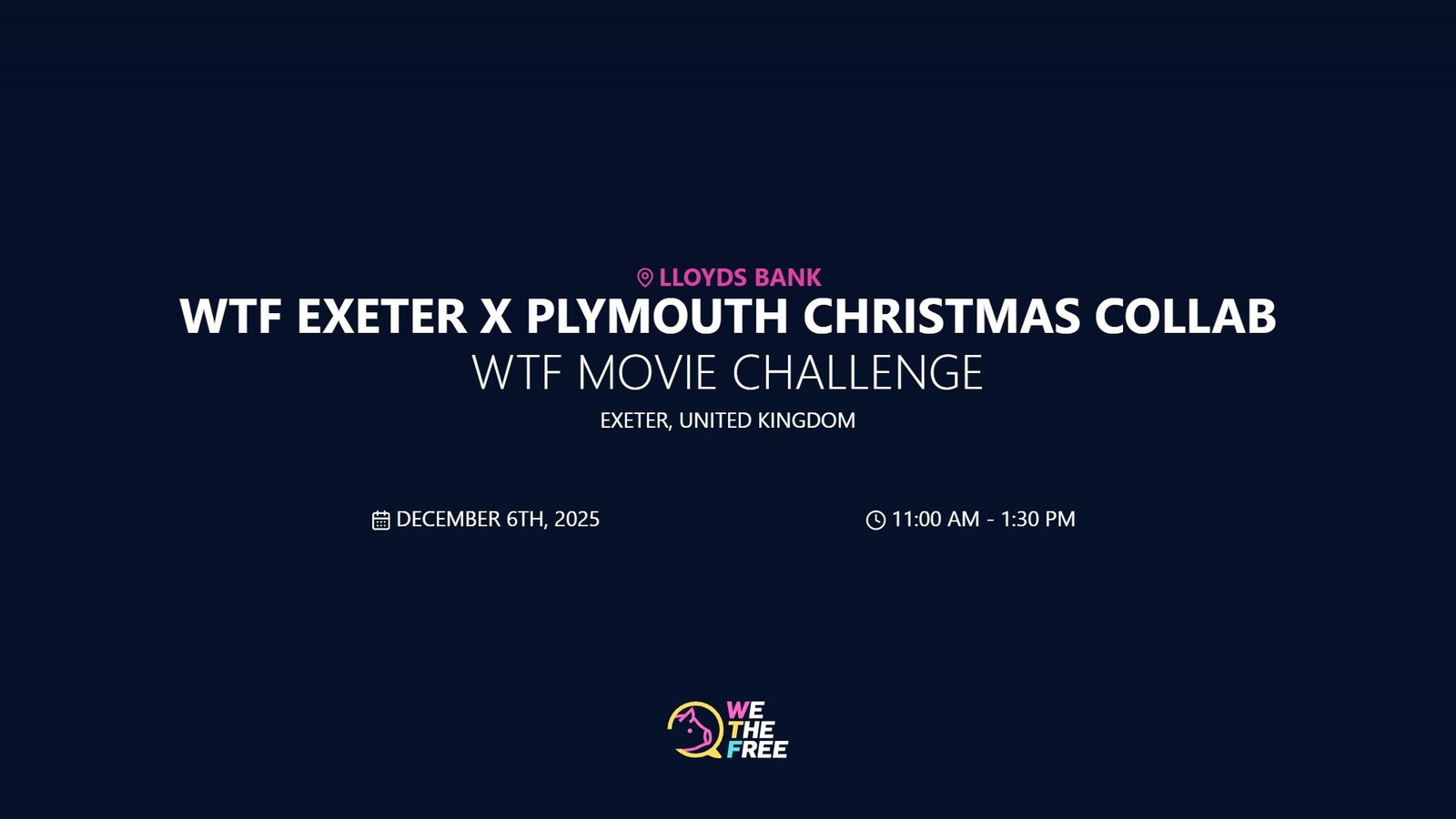 WTF: Plymouth, England - WTF Movie Challenge, December 6th, 2025