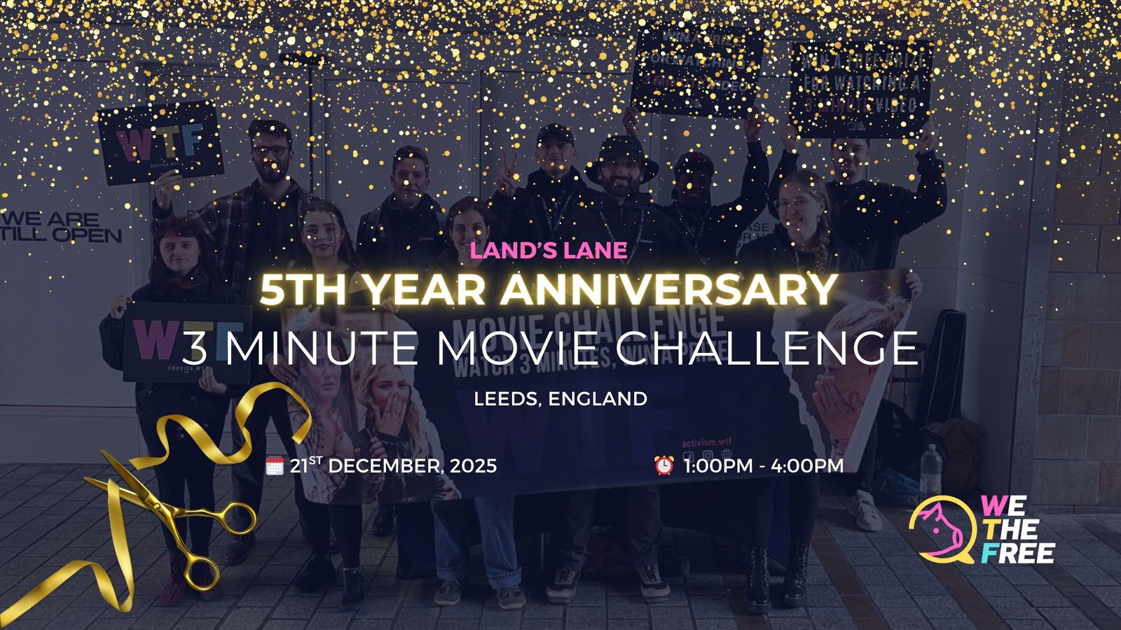 WTF: Leeds, England - 5th Anniversary Movie Challenge, December 21st, 2025