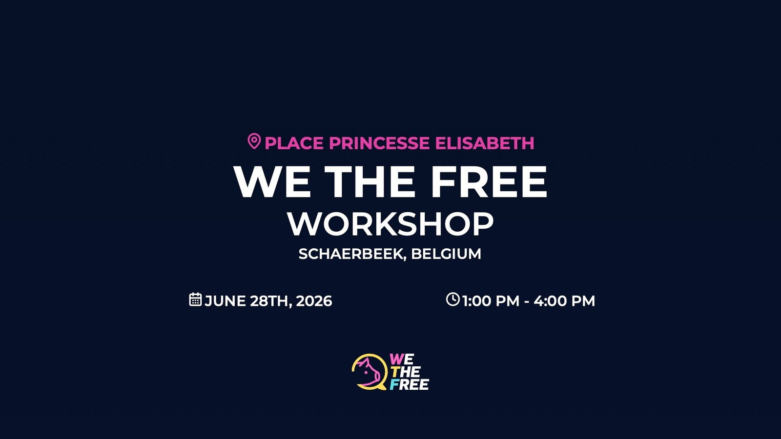 WTF: Brussels, Belgium - Workshop, June 28th, 2026