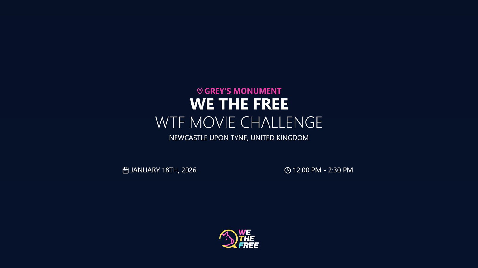 WTF: Newcastle, England - WTF Movie Challenge, January 18th, 2026