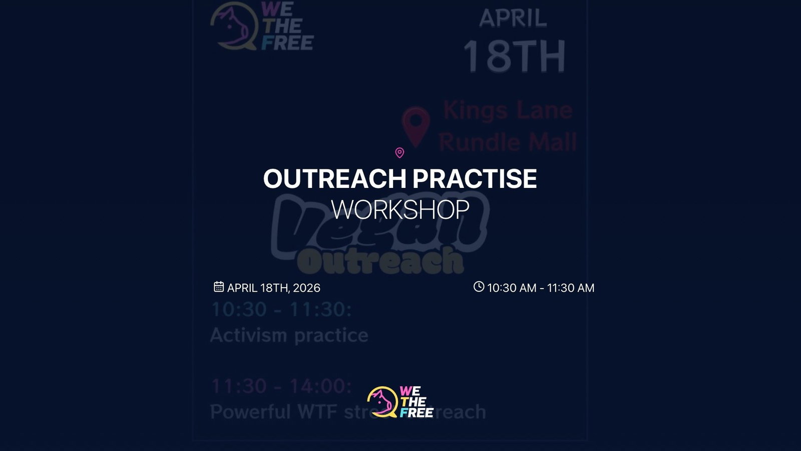WTF: Adelaide, Australia - Workshop, April 18th, 2026