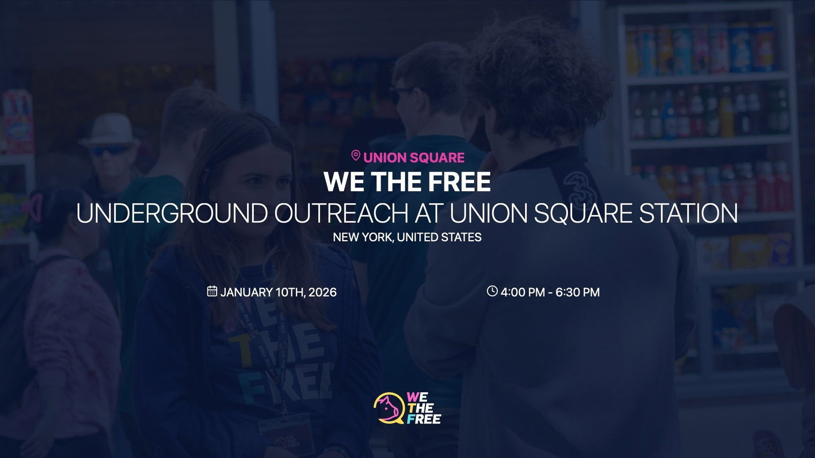 UNDERGROUND OUTREACH at Union Square Station