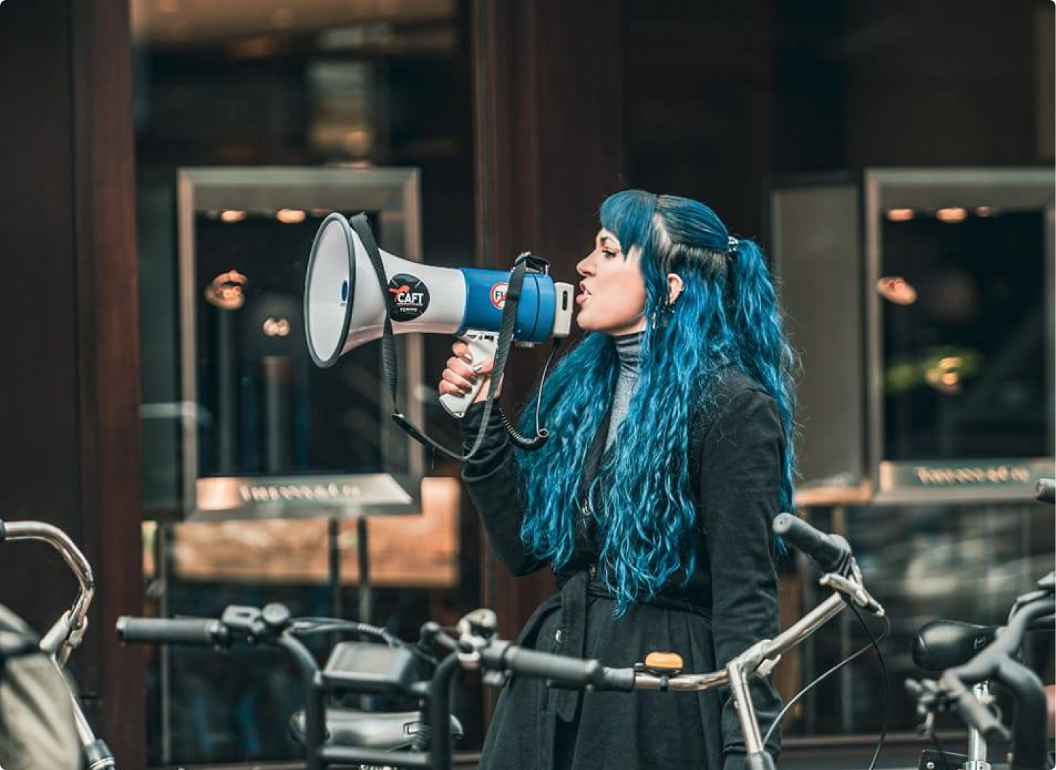 Tash, a We The Free activist