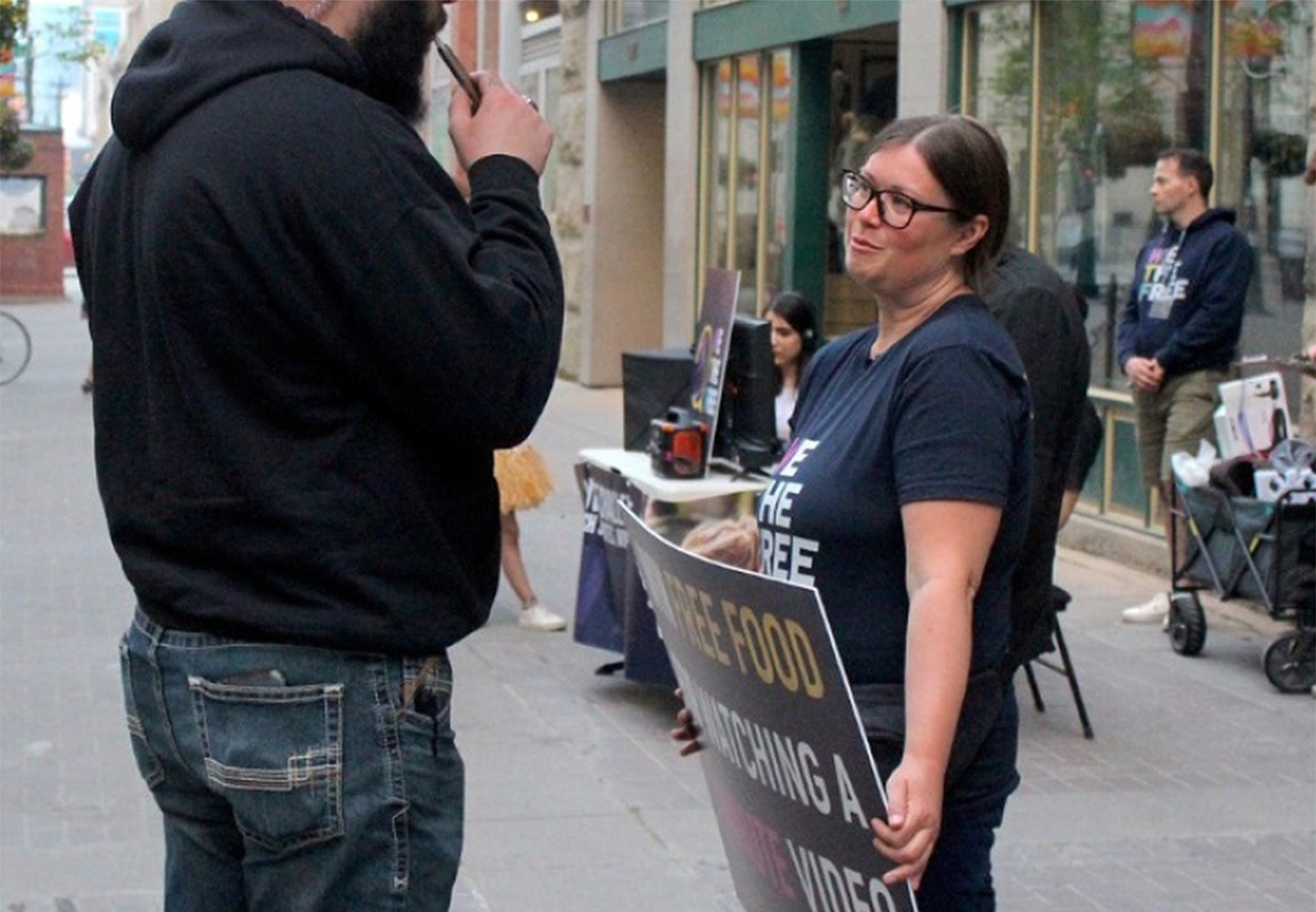 Michelle, a We The Free activist from Calgary